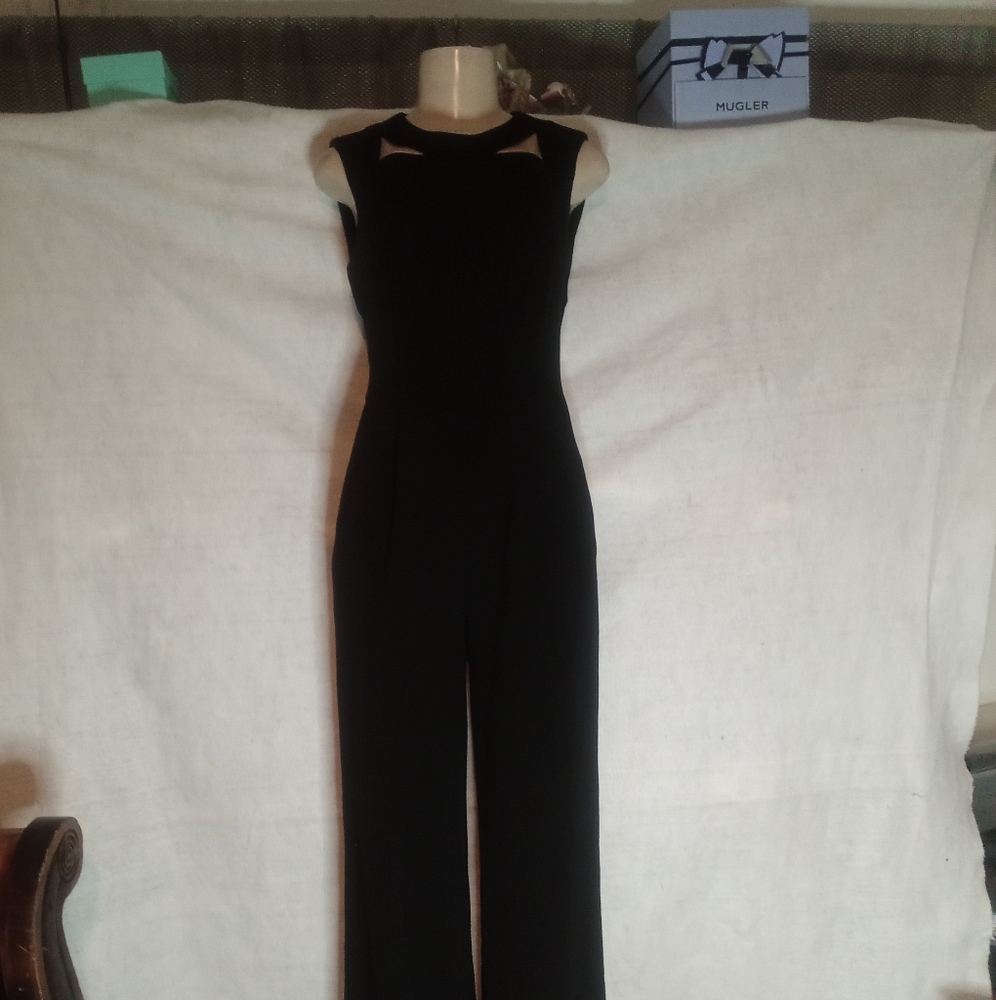 Calvin Klein Black Wide Leg Jumpsuit